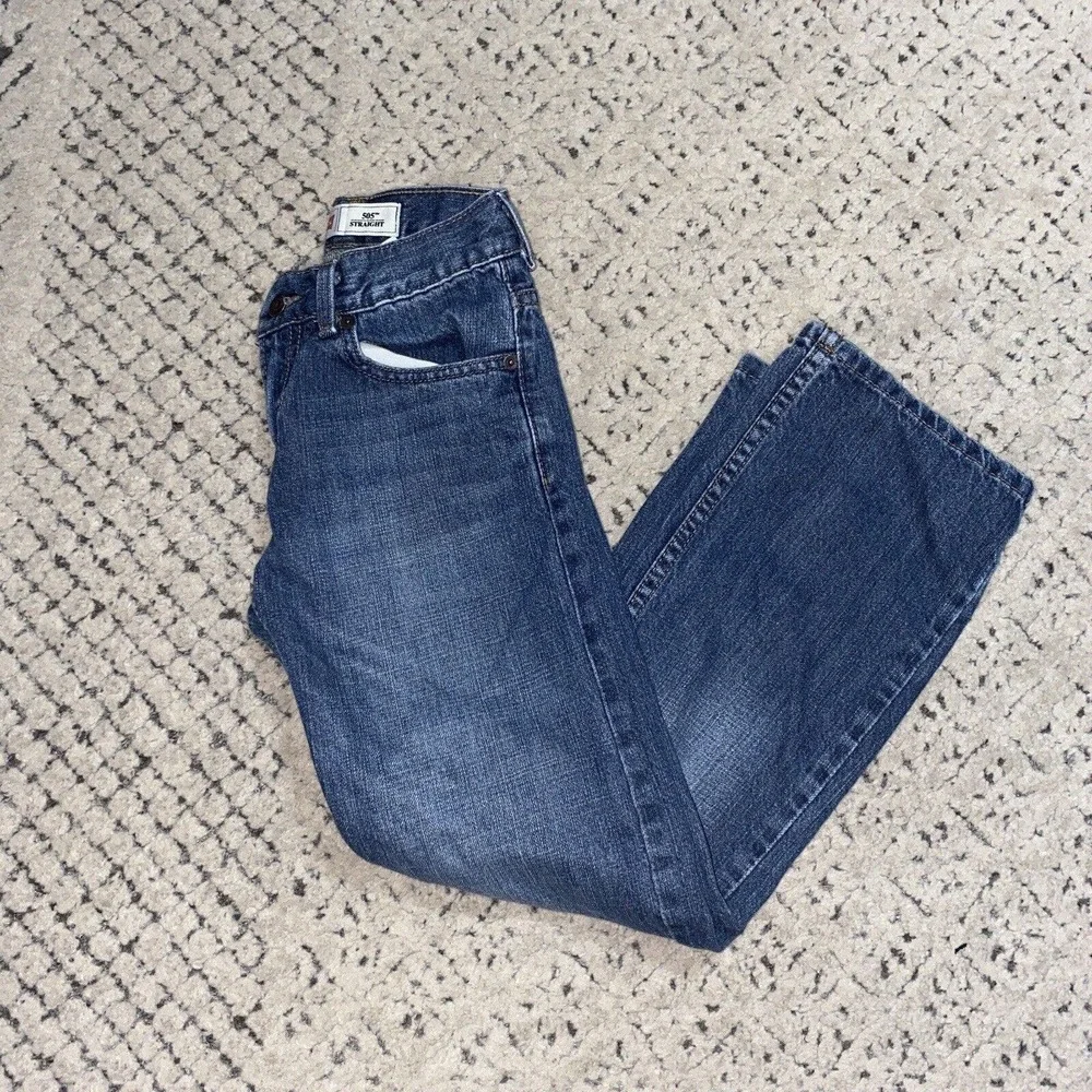 Levis 505 Denim Jeans Boys 10 Slim 23x25 Straight Regular Blue Med Wash Youth